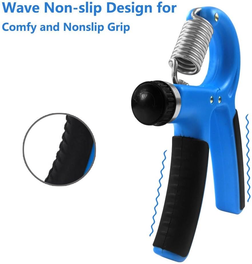 Hand Grips Strengthener, Adjustable Resistance 22-88 Lbs, Hand Exerciser Strength Trainer Hand-muscle Developer , Build Hand Finger Wrist and Forearm Strength Easily
