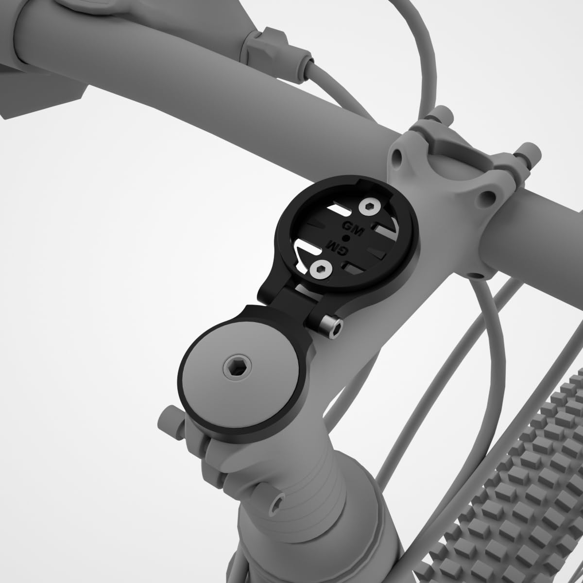 Garmin Bike Mount - Adjustable Cycling Computer Mount for Road/Mountain, Compatible with Garmin, Wahoo, Bryton, Cateye GPS & Speedometer