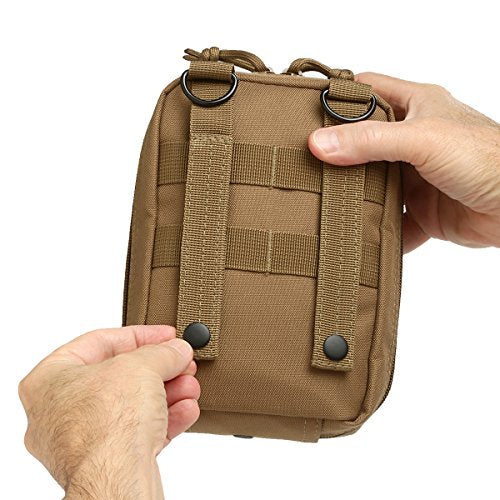 Orca Tactical First Aid Molle Pouch - Heavy Duty IFAK Medical Bag - Olive Drab Green