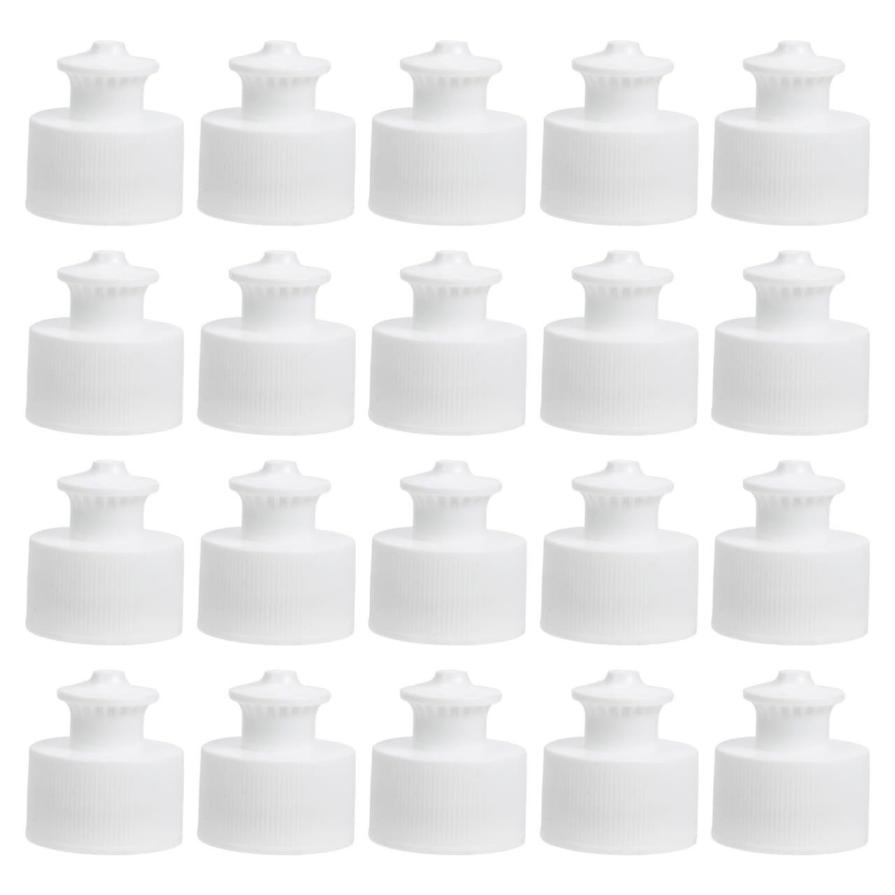 20Pcs 28mm Leak-Proof Sports Bottle Lids - Push-Pull Design for Gym & Outdoor Water Bottles