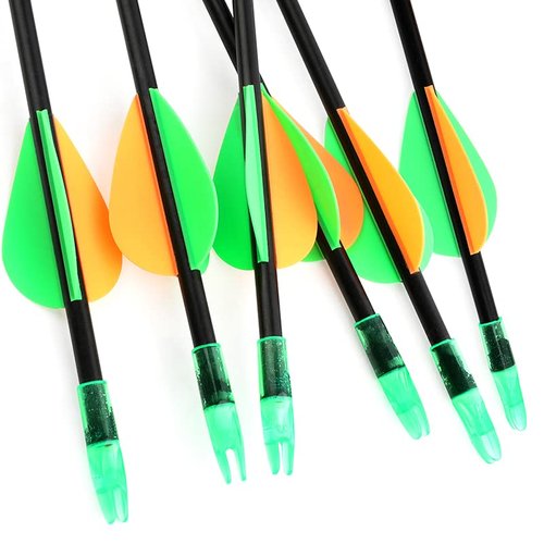 HNZMDY 29 Inch Fiberglass Suction Cup Arrows Sucker Arrows Game Arrows Safty Arrows for Outdoor Target Sports Game (12 pcs)