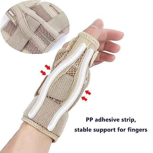 Thumb Splint with Wrist Brace - Thumb Support Brace for Wrist Hand Thumb Stabilizer Fits Both Right Left Hand for Men and Women