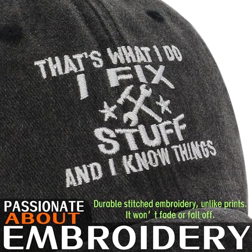 2-Pack Adjustable Baseball Caps for Men and Women - Black and Blue