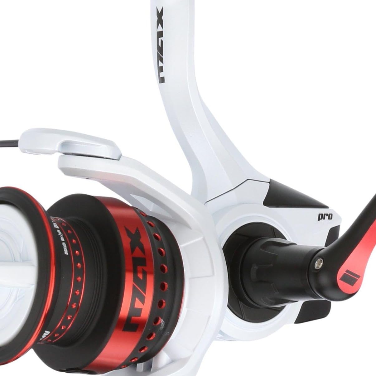 Abu Garcia Max Pro Size 4000 Spinning Fishing Reel, High-Performance Freshwater Reel, A-Symmetric Carbon Frame and Rotor, Durable & Lightweight Construction, Max Drag of 20lb | 9.0kg