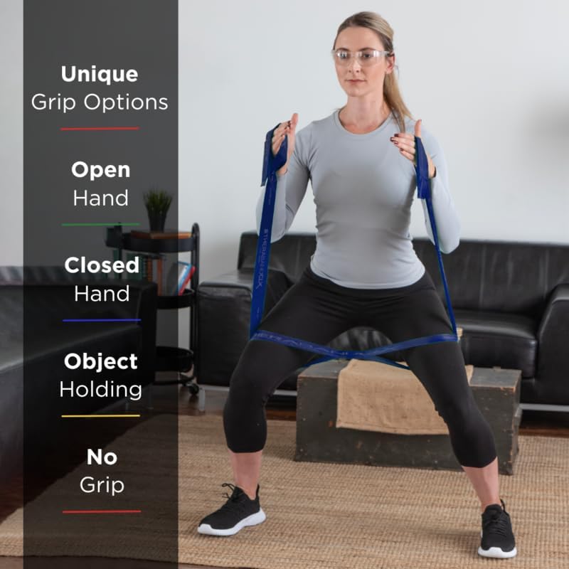 THERABAND CLX Resistance Band with Loops - Versatile Workout Tool for Strength Training