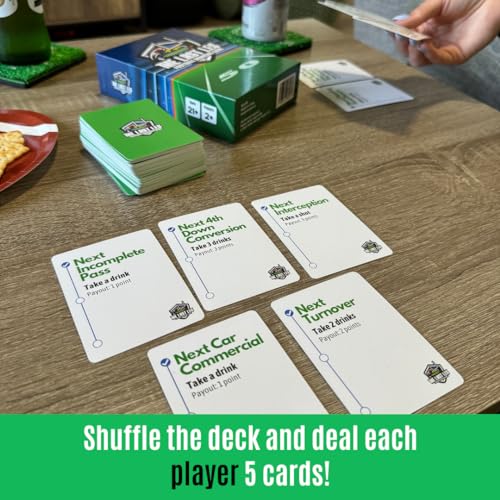 Football & Basketball Drinking Game Bundle - Fun Party Card Games