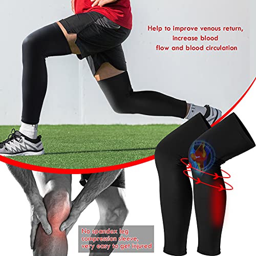 Tatuo Compression Leg Sleeves UV Protection Black 8