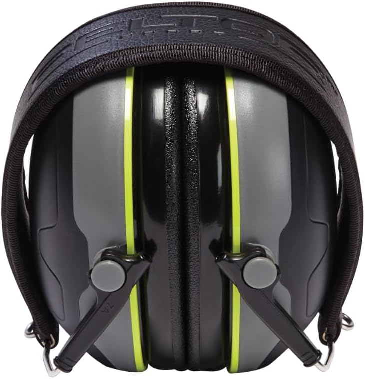 Peltor Sport Ultimate Hearing Protector, Noise Reduction Rating (NRR) 30 dB, Lightweight Design For Comfort & Extended Wear, Peltor Sport's Highest Noise Reducing Ear Muffs, Black/Grey (97042-PEL-6C)
