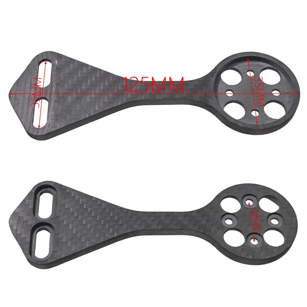 XBERSTAR Integrated Aero Handlebar Out Front Cycling Computer Road Bike Mount Compatible with Garmin,for XOSS G G+ and Bike Light Attachment (Black)