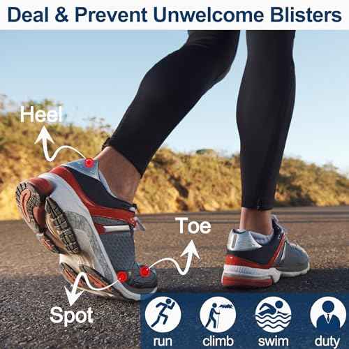 90 Pieces Blister Bandages for Feet Toes Hydrocolloid Gel Bandages Blister Pads for Prevention and Recovery