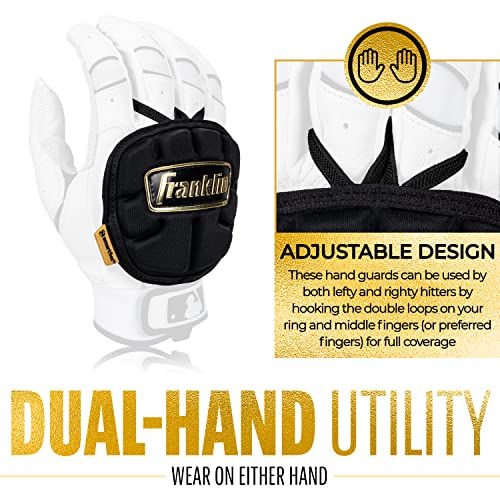Baseball Hand Guard for Right and Left Hand Batters - Black, One Size, Protective Shield