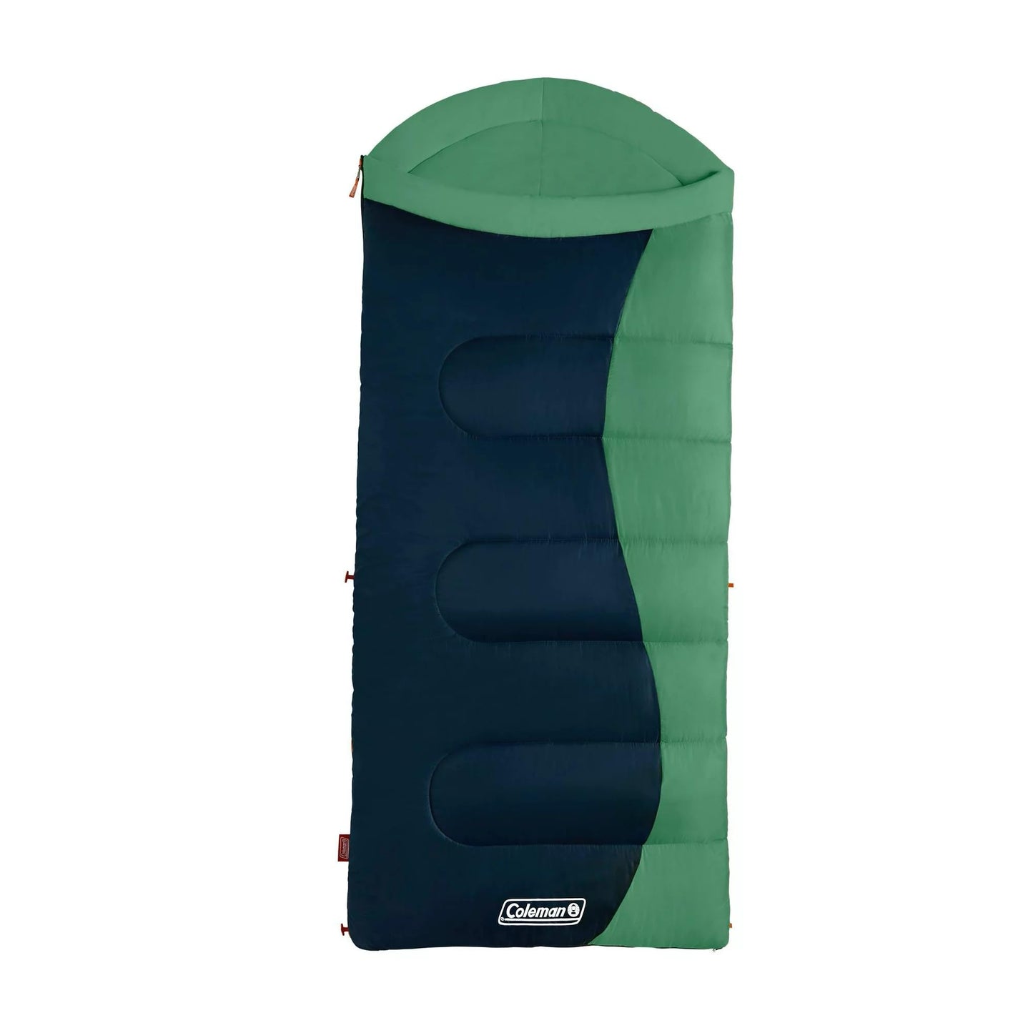 Generic Montauk 40-Degree Cool Weather Semi-Rectangular Big and Tall Sleeping Bag, Green