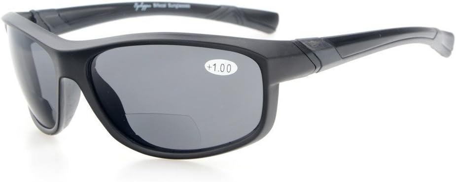 Eyekepper Sports Bifocal Sunglasses TR90 Unbreakable Outdoor Readers