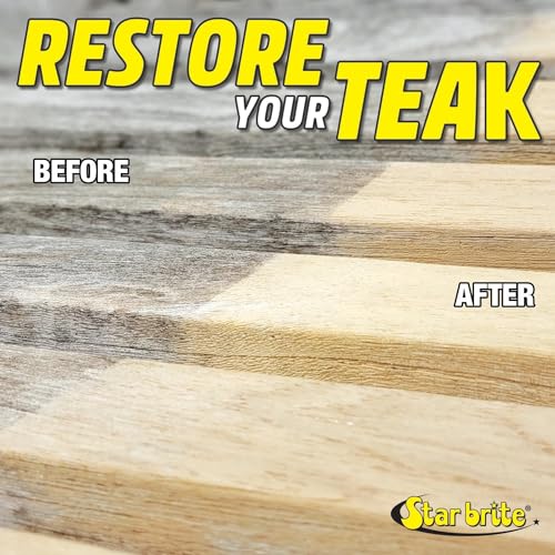 Star Brite Teak Cleaner & Brightener 32oz - Weathered Wood Restoration - Variation of THIS listing