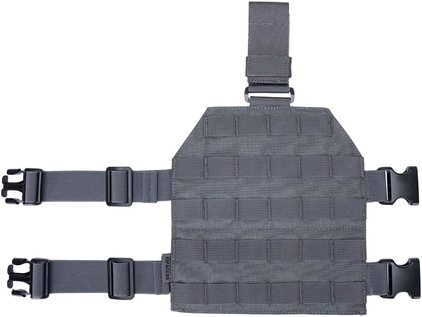 EXCELLENT ELITE SPANKER Tactical MOLLE Drop Leg Platform Universal Drop Leg Panel with Adjustable Belt & Thigh Straps