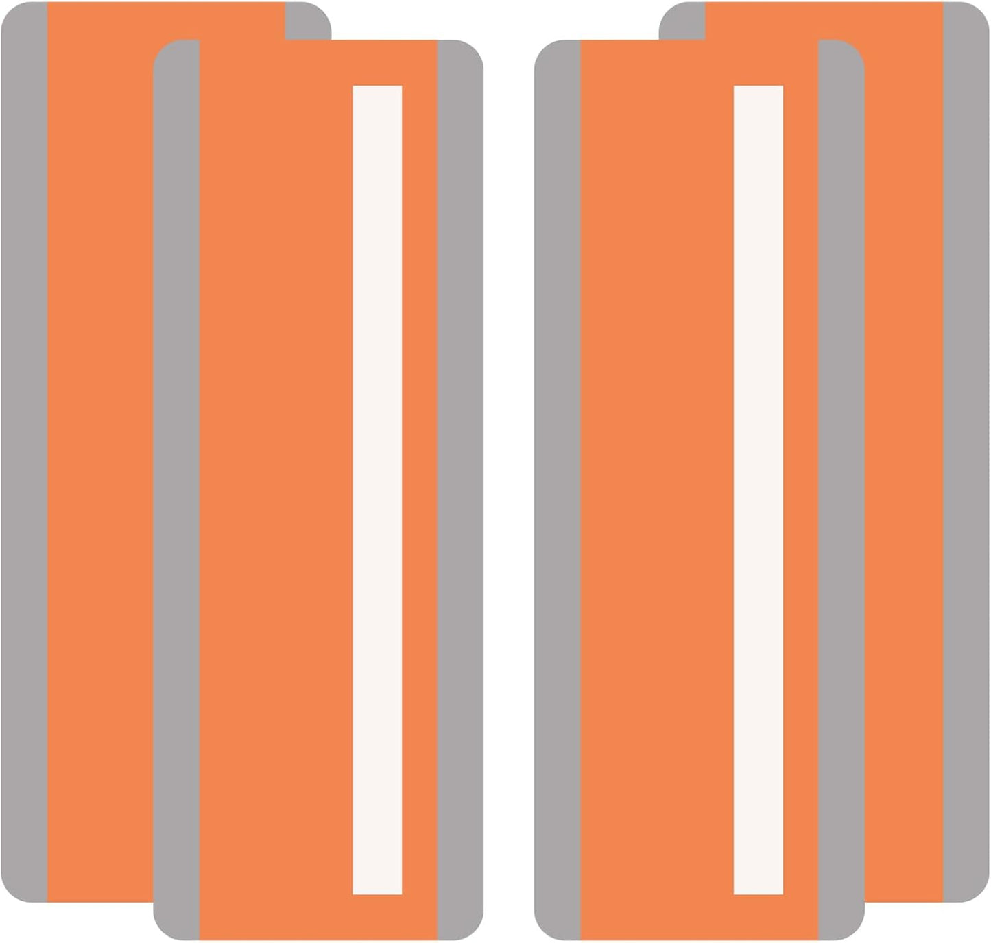 PATIKIL Guided Reading Strips, 4 Pieces Tracking Highlight Colored Overlay Strips Bookmark Dyslexia Reading Teaching Tools for Children Classroom Teacher, Grey