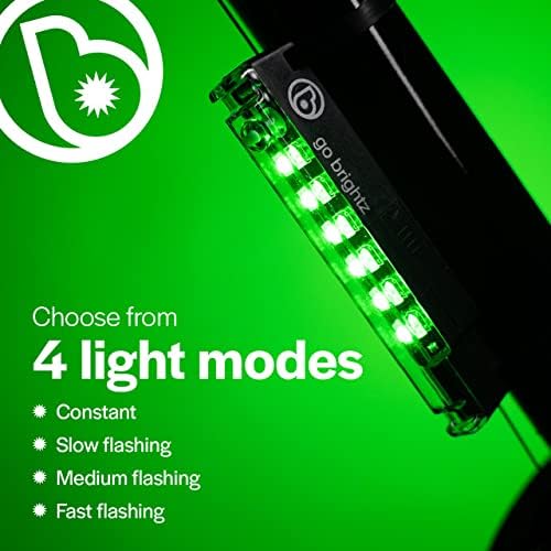 GoBrightz LED Bike Frame Light - Night Riding Underglow Light Bar with 4 Modes - Cool Bicycle Lights for Kids & Adults
