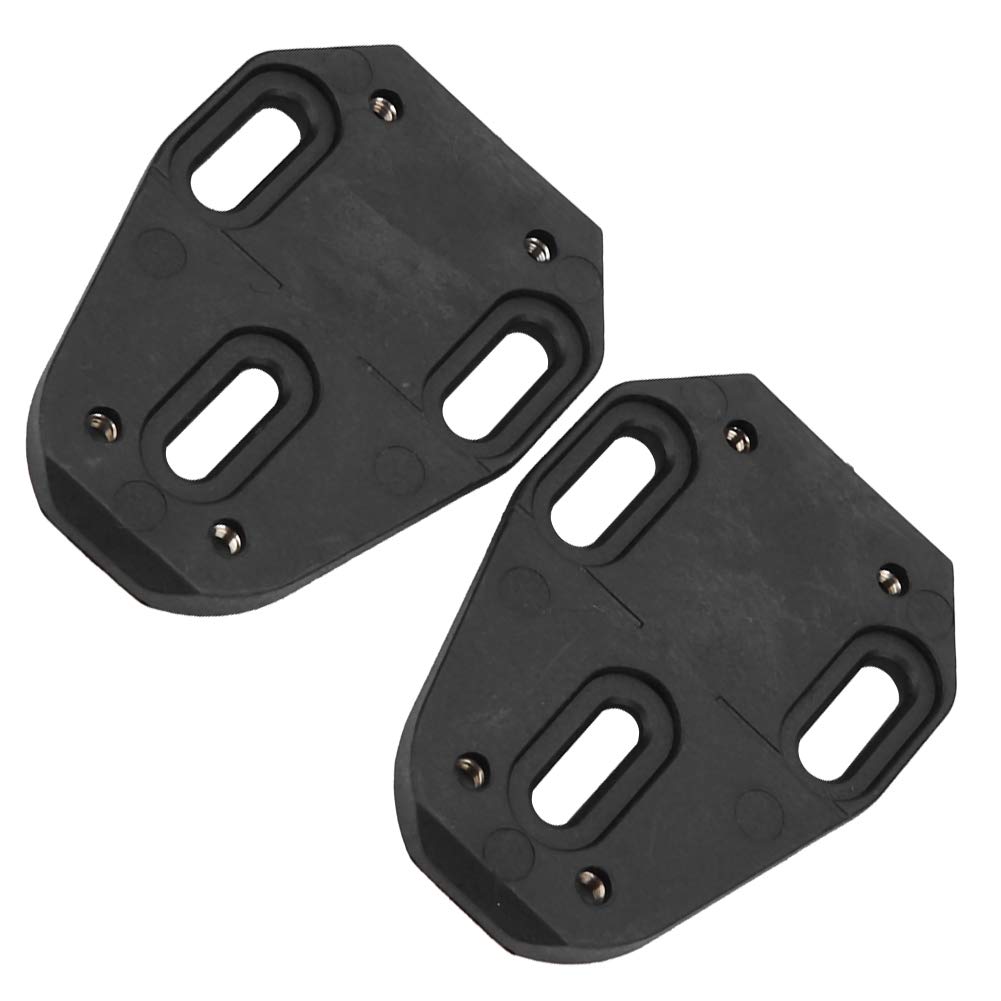 Shoe Cleat Cover 1 Pair Quick Release Cycling Shoes Cleat, Three Holes to Four Holes Shoes Cleat Adapter Converter, Solid Nylon Pedal Cleats for Zero (A)