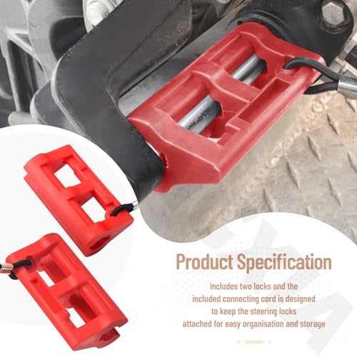 4-Inch Hydraulic Steering Lock for Outboard Motors - Boat Trailer Security