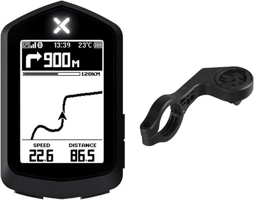 XOSS NAV Cycling/Bike Computer with XOSS Cover GPS Wireless Ant+ Cycling Computer GPS with Bluetooth, IPX7 Waterproof Bicycle Speedometer Odometer with 2.4Inch LCD and Auto Backlight Fits All Bikes