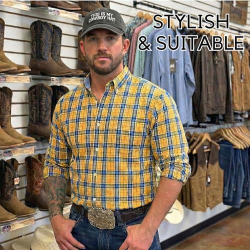 InnoBeta Cowboy Gifts Hat Cap for Men - Funny Adjustable Embroidered Trucker Hat - Variation 01-Hat