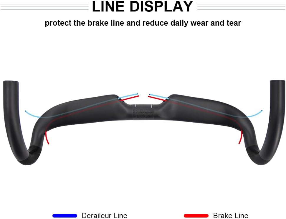 Alfa Pasca Carbon Handlebars Road Bike Drop HandleBars 31.8 Canbon Areo Drop Handle Bar bike components & parts Lightweight 3K Matte 400/420/440mm