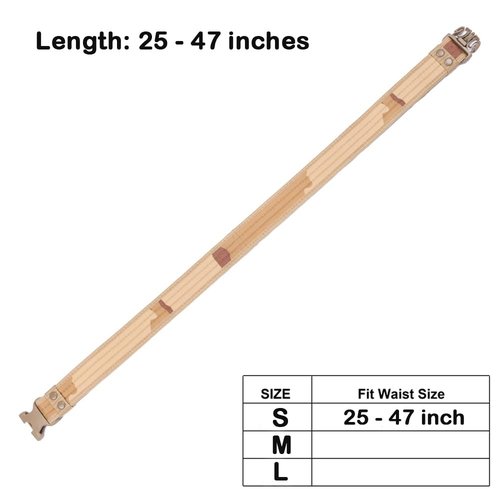 Eastern Tactical Supply Duty Belt 2" Police Duty Belts Law Enforcement Security (Khaki Camo, S)