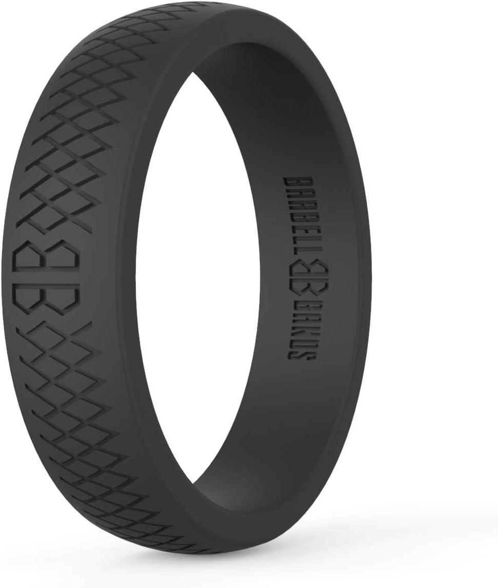 Silicone Ring For Women | Premium Rubber Wedding Band | Perfect For Fitness, Lifting, Active Lifestyle - Comfortable and Durable