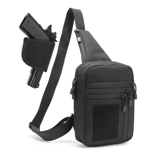 DINOSAURIZED - Raptor Sling Bag – (Left-Handed) Tactical Shoulder Chest Pack for Men and Women, Versatile EDC Sling Backpack with Durable Design, Perfect for Shooting, Hunting and Daily Use.