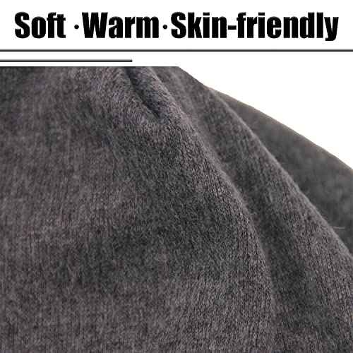 DOOVID Slouchy Beanie for Women Men Baggy Beanie Hats Casual Stretch Hip-Hop Skull Caps Knit Sleepping Hat