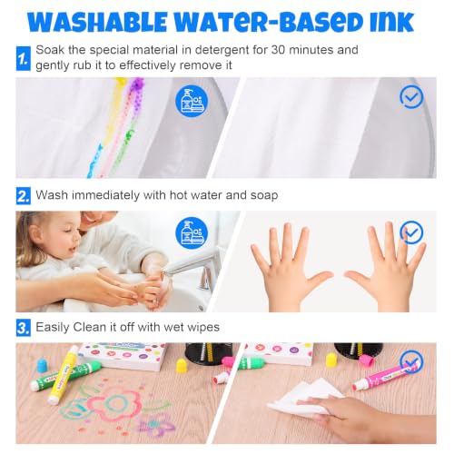 8 Pack Dot Markers for Toddlers Non-Toxic Washable Art Supplies - Variation of THIS listing