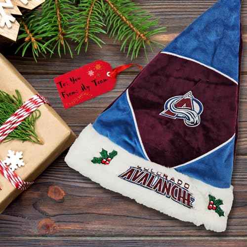 NHL Colorblock Santa Hat ? Show Your Ice Hockey Spirit with Officially Licensed NHL Holiday Fan Apparel and Gift