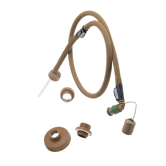 SNEP Convertube Water Bottle Adapter Kit - Tactical Plastic, Coyote Color