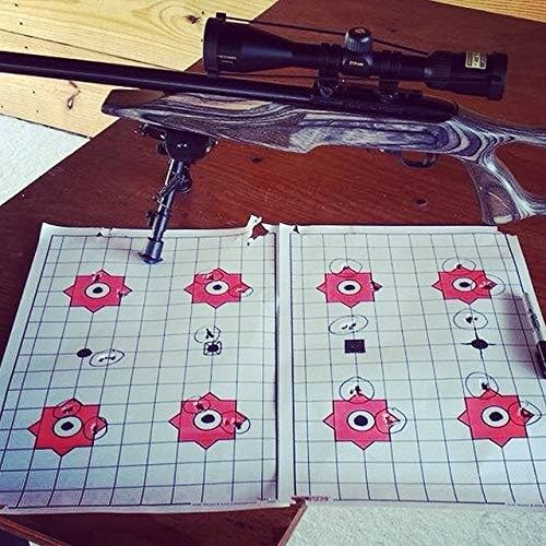 EZ2C Targets Four Bullseye Plus Sight in w/Grid