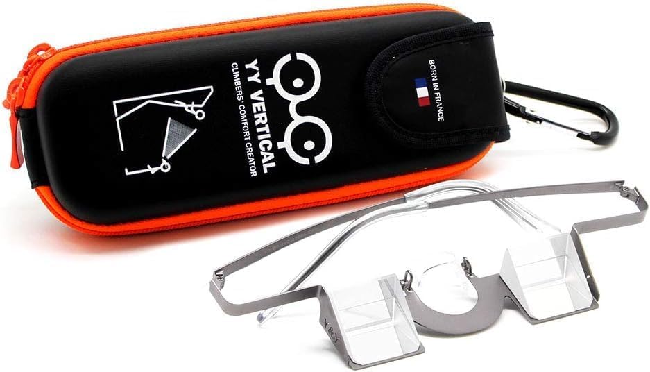 YY Vertical Belay Glasses - Hands-Free Climbing Safety Gear for Rock Climbers