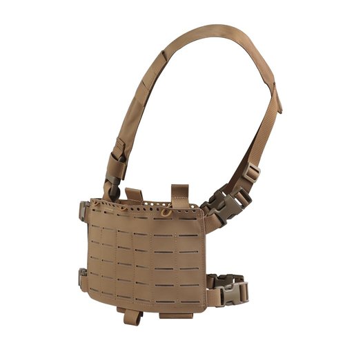 GYDEHUTJ MOLLE Chest Rig Mag Placard Split-Front Chassis Modular Panel Laser Cut 556 762 Pistol Mag Pouch Hunting Airsoft Equipment