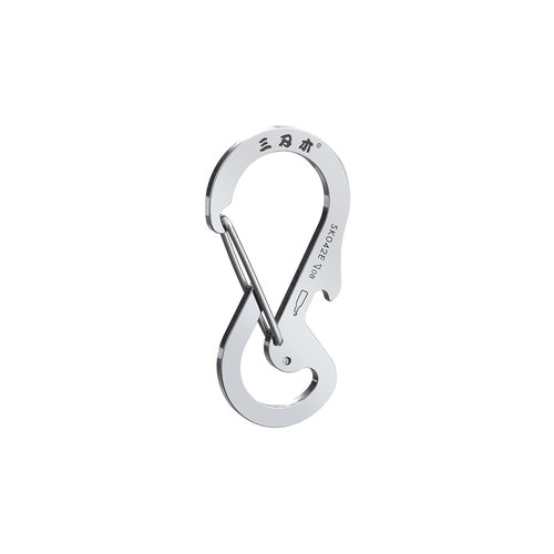 Sanrenmu Key Holder Quick Release Carabiner Keychain Clip Key Fob Keychain Hook with Stainless Steel Keyring for Men Dad