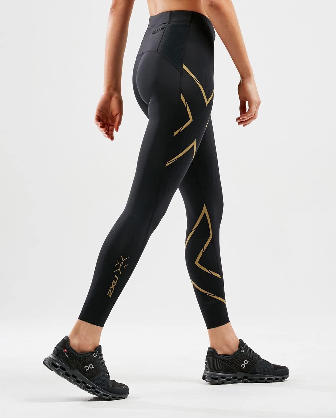 2XU Men's Light Speed Compression Tights - Lightweight & Flexible Support for Improved Running Performance