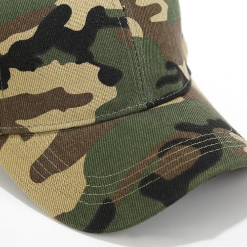 Malaxlx Baseball Cap for Men Women Adjustable Outdoor Sports Hat American Flag Camo Classic Style