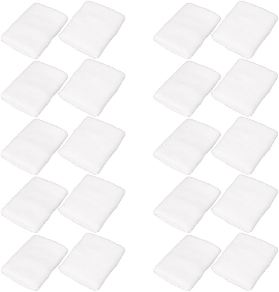 Mallofusa 10 Pack Colorful Sports Basketball Football Absorbent Wristband Party Outdoor Activity
