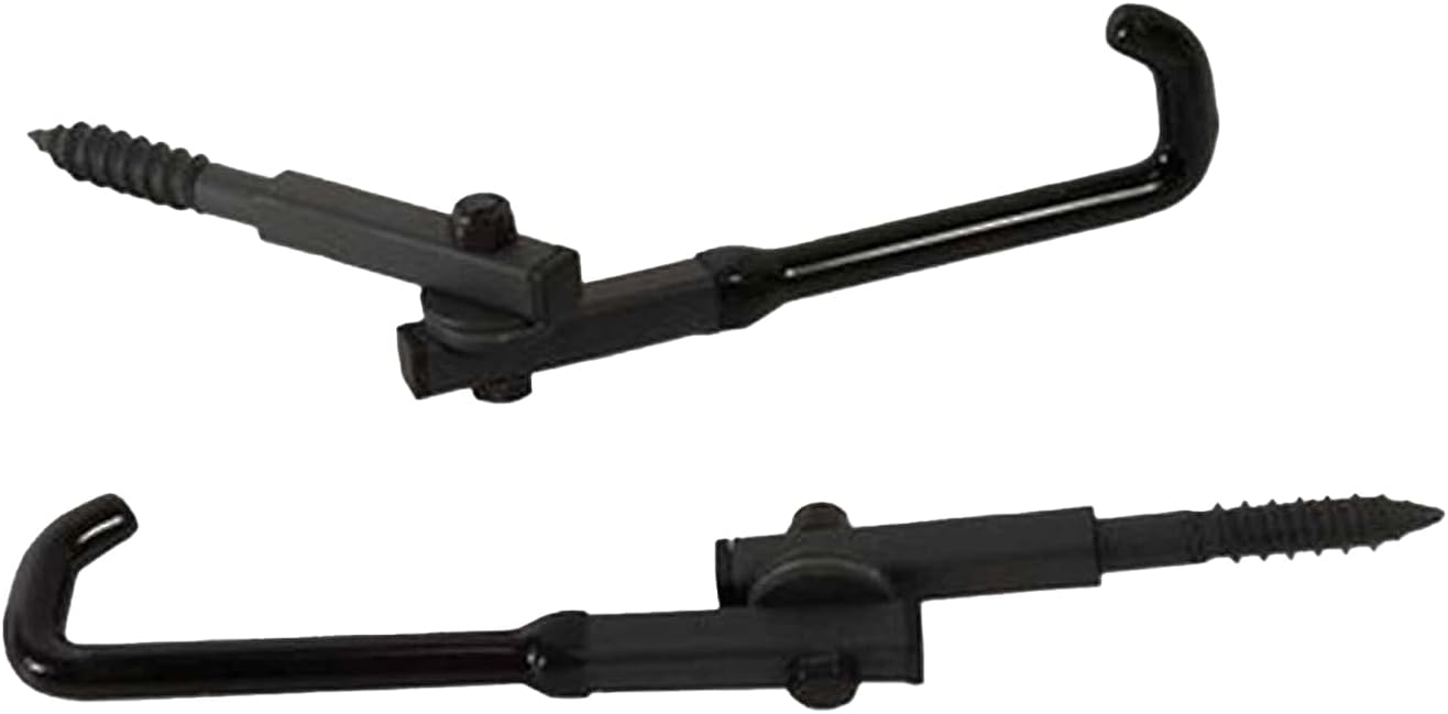 Realtree EZ Hanger Combo Pack – 7" 2-Arm Bow Hanger with Arrow Holders – Tree Screw Mount for Treestand Hunting – Quiet, Durable & Adjustable Hook Arm