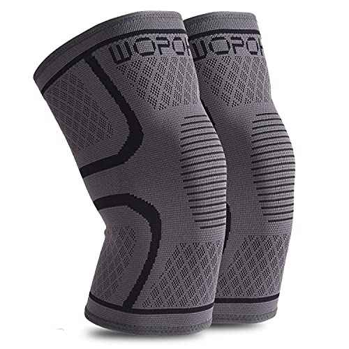 Knee Support Brace for Men & Women, Compression Knee Sleeves for Weightlifting Running Working Out and All Sports, Knee Pain Relief for Meniscus Tear Arthritis ACL MCL