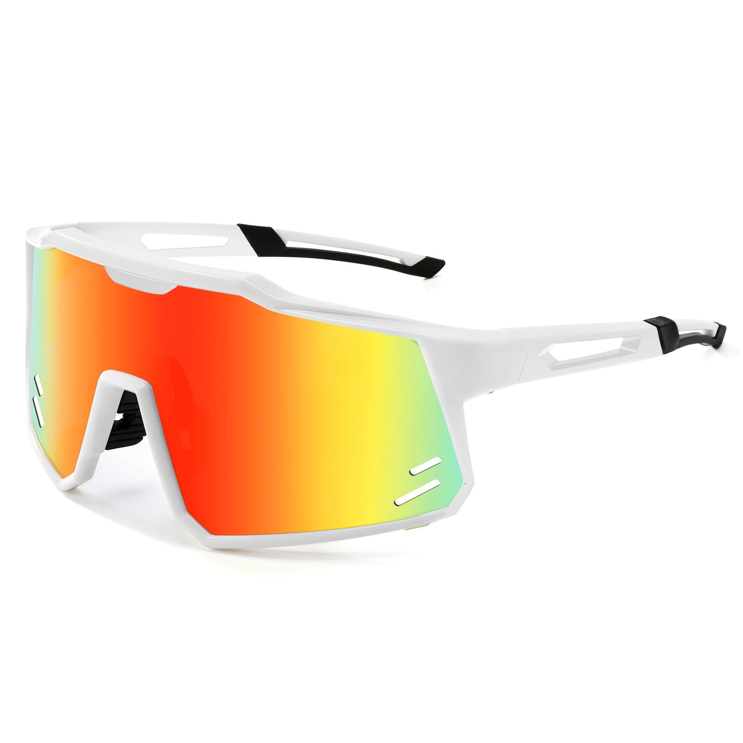 FEISEDY Sports Sunglasses Wraparound 80s Visor Men Women Outdoor Shield Baseball Sunglasses B4125