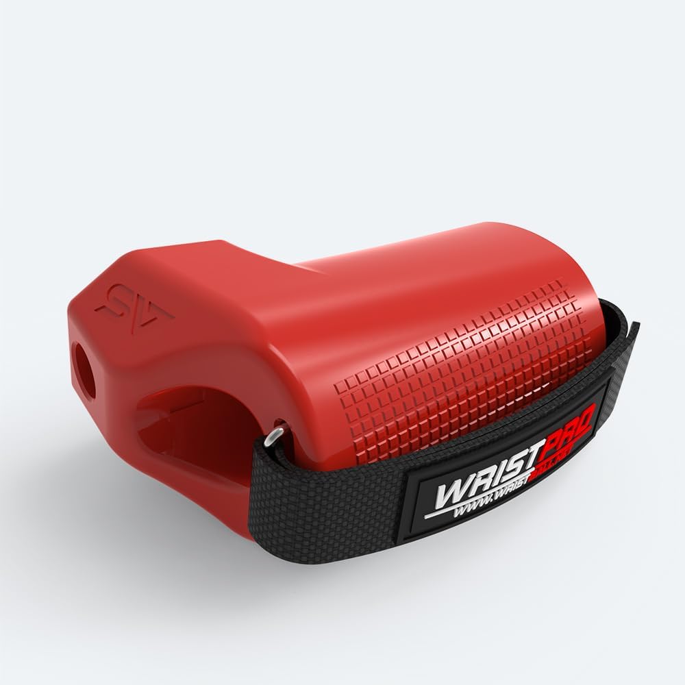 Generic WristPro - Grip Attachment for ARMSPORT Multi Handle,Forearm & Fingers Trainer,Wrist Trainer,Fitness Exercise Workout Grip,Arm Strength Exerciser, Best Way to Get Big & Strong Forearms, Red