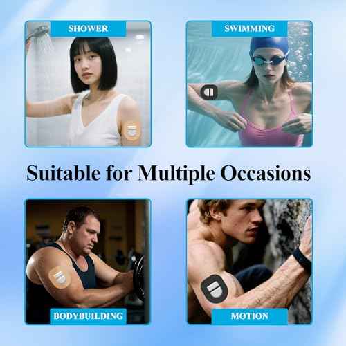 Nepia Omnipod 5 Overpatches 30-Pack Flesh, Waterproof Sweatproof Patches, Long-Lasting 14-Day Adhesion, Hypoallergenic Latex-Free for Sensitive Skin