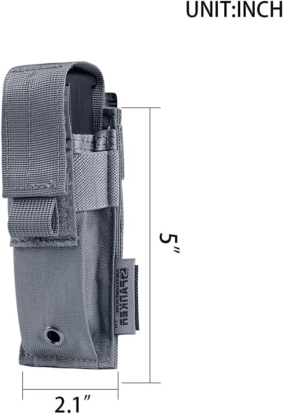 EXCELLENT ELITE SPANKER Molle Single/Double Pistol Mag Pouch Tactical Magazine Pouch Tool Organizer Holder