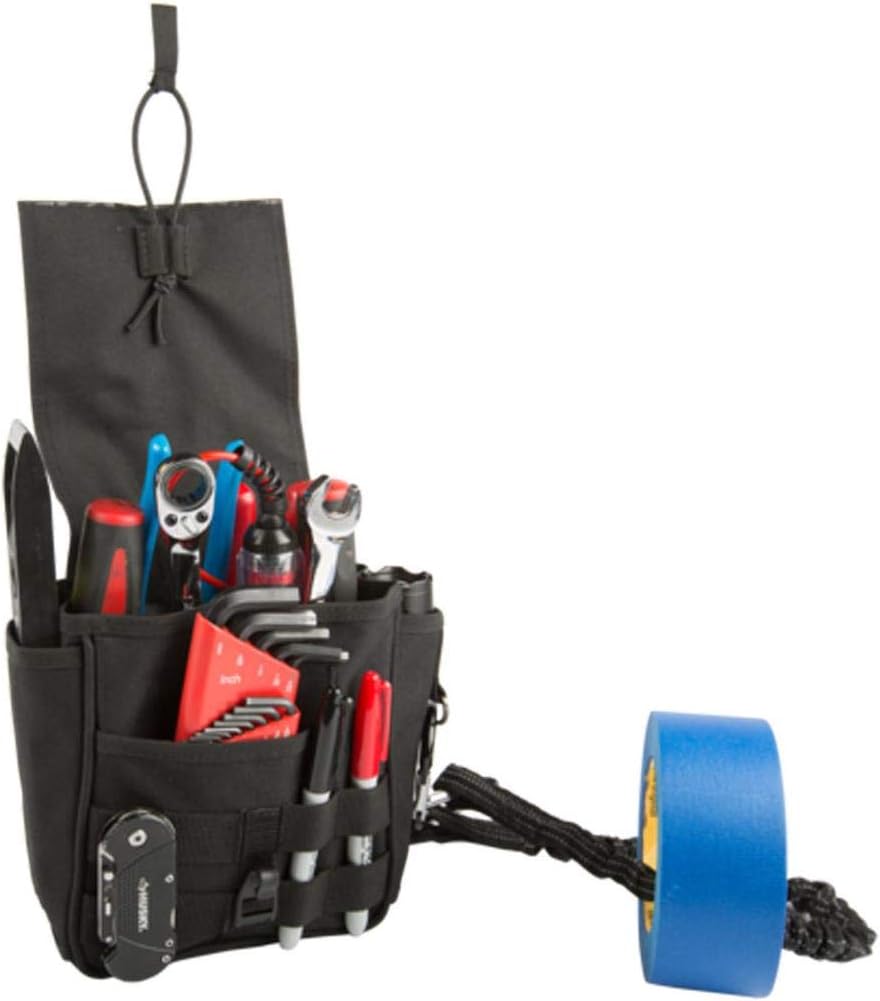 Small AC Pouch (7"Hx 7"W) - Black