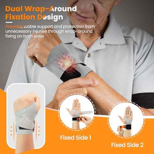 Carpal Tunnel Wrist Brace Ulnar Wrist Brace, Ultra-Thin Elastic Hand Brace for TFCC Tear, Adjustable Wrist Wrap Helps Relieve Tendinitis Arthritis Carpal Tunnel Pain£¨Left Hand£©