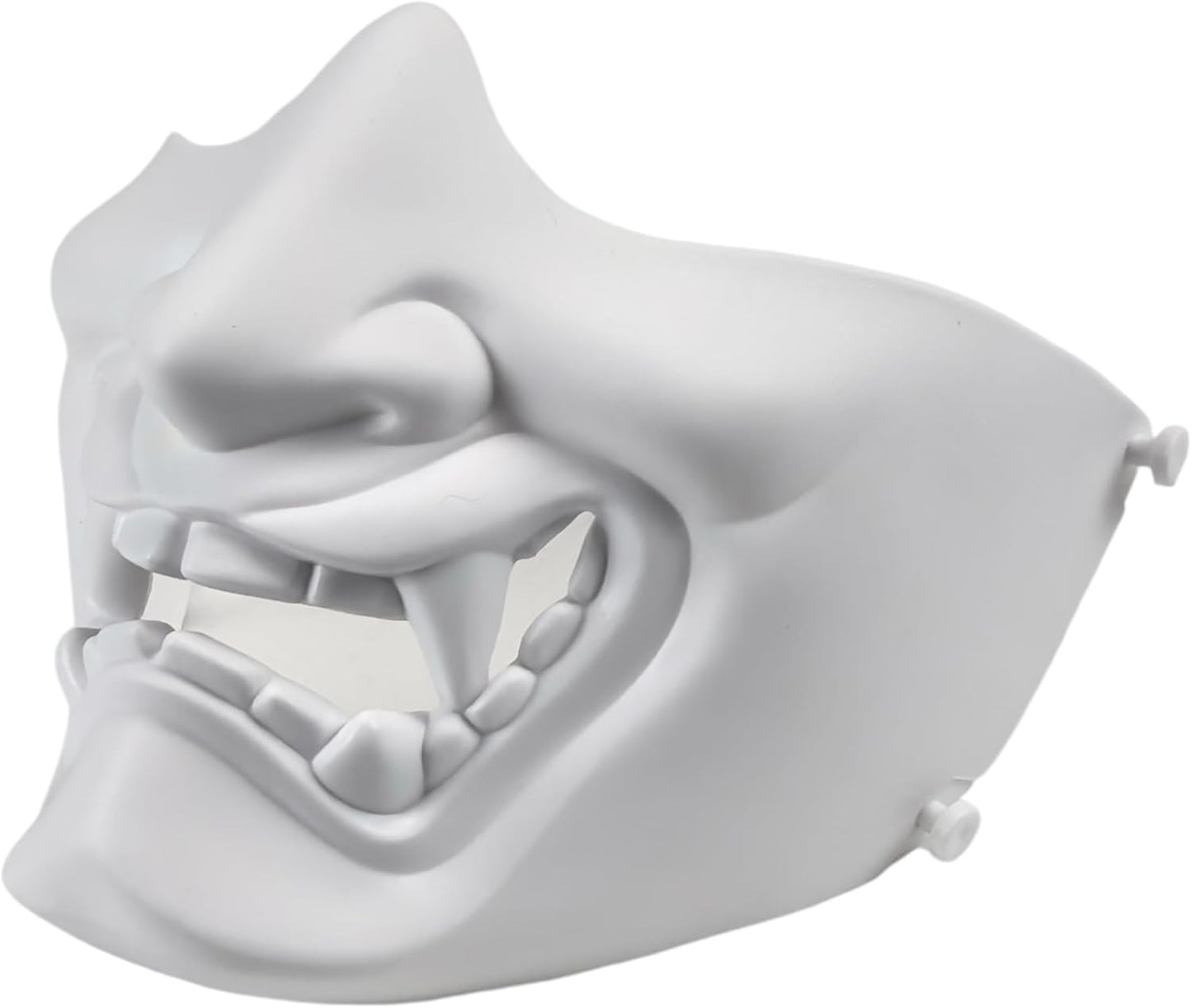 ATAIRSOFT Halloween Costume Cosplay BB Gun Evil Demon Monster Kabuki Samurai Hannya Oni Half Cover Airsoft and Prop Mask