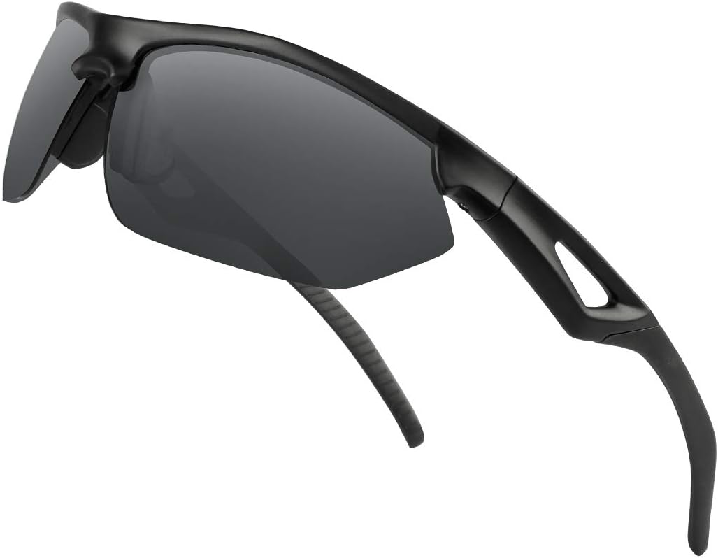 O2O Polarized Sport Sunglasses Wrap Around for Men Women Youth Teens Biking Driving Golf Baseball Cycling Fishing Running